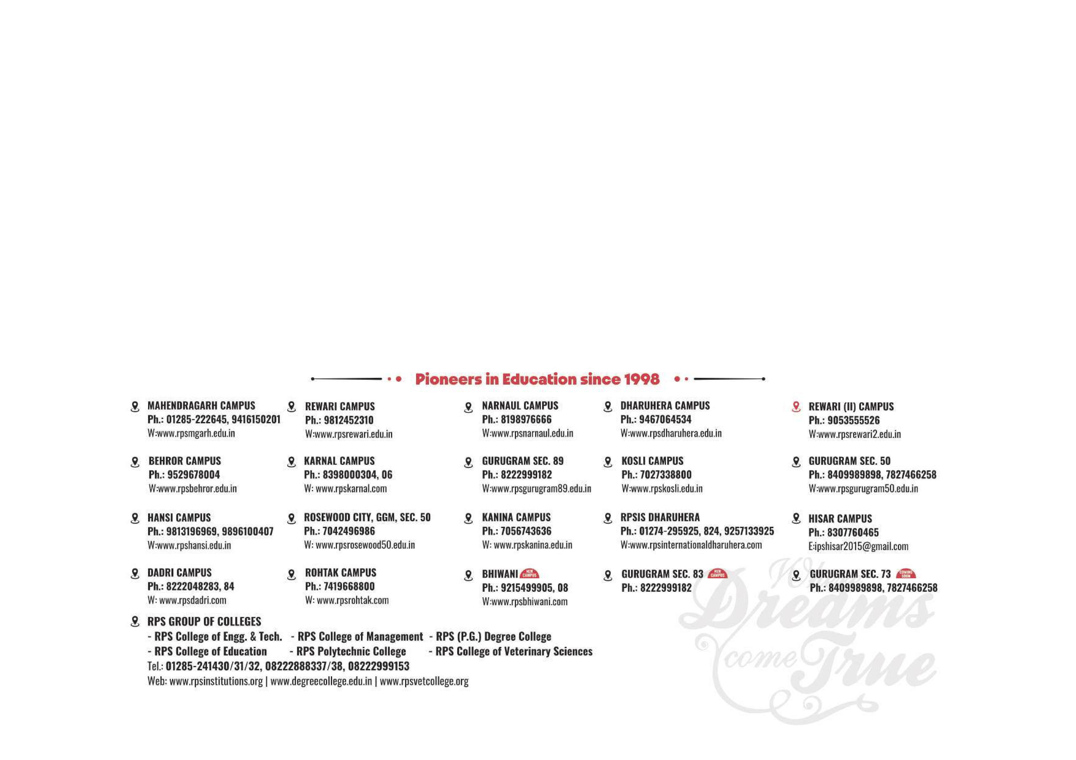 RPS Prospactus 2020